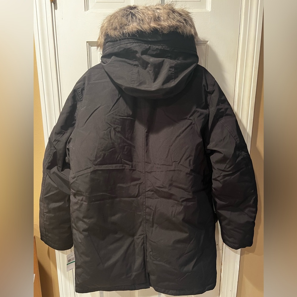 Michael Kors Men's Hooded Snorkel Parka, Black, 883661672560 - Picture 7 of 11